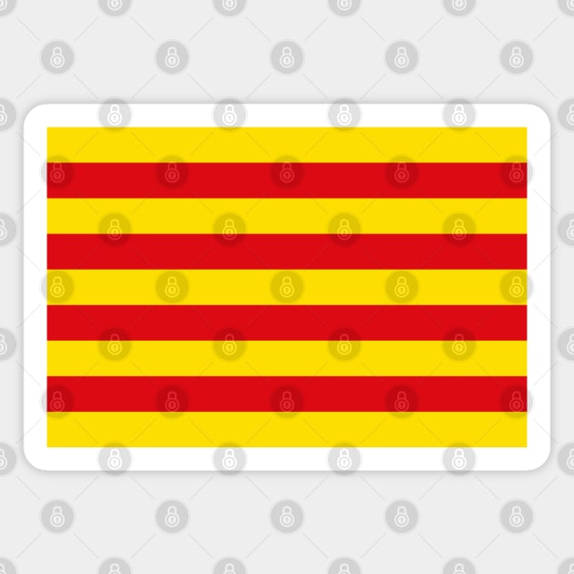 Flag of Catalonia Magnet by brigadeiro